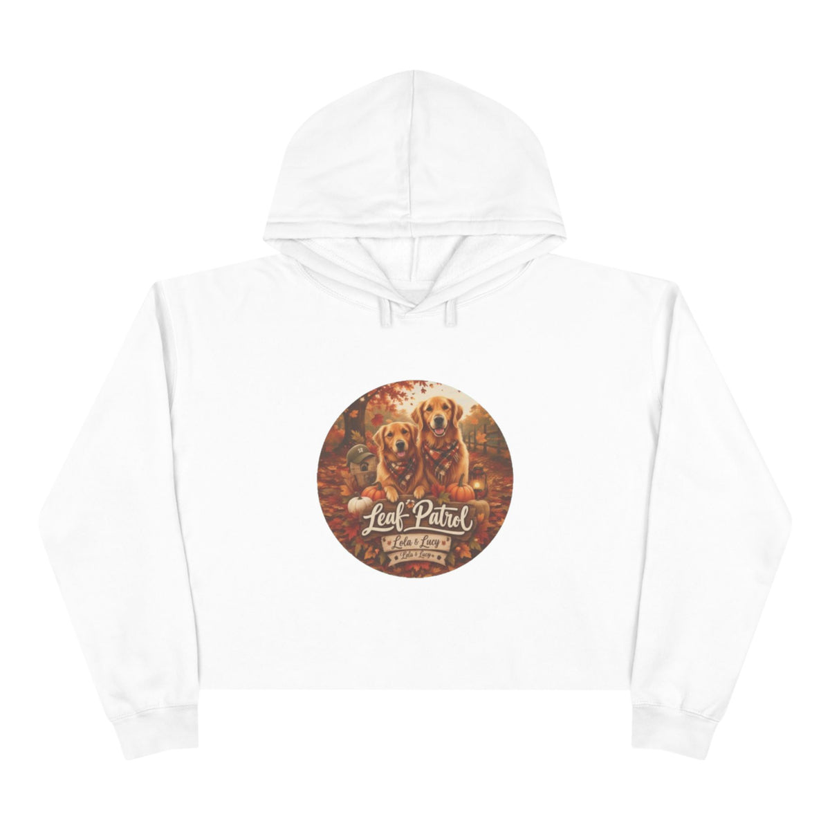 Certified Leaf Inspector Crop Hoodie