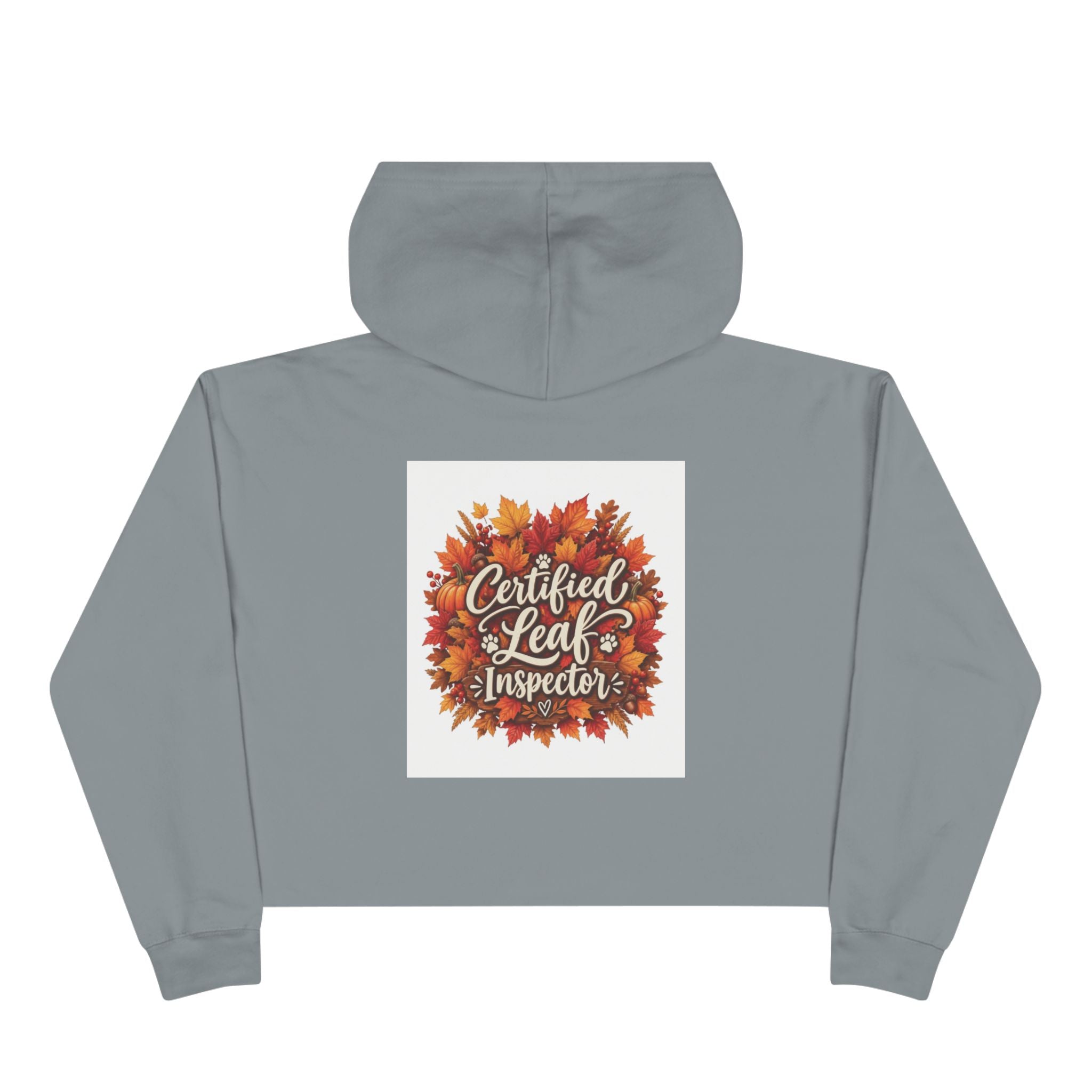 Certified Leaf Inspector Crop Hoodie