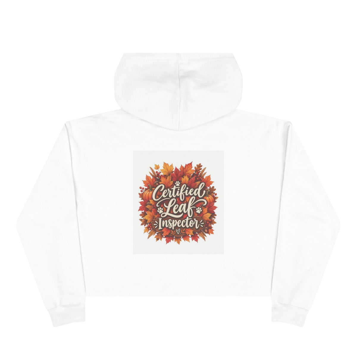Certified Leaf Inspector Crop Hoodie