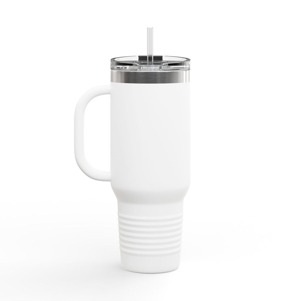 Mama Floral 40oz Insulated Travel Mug — "Fueled by Love & Coffee"