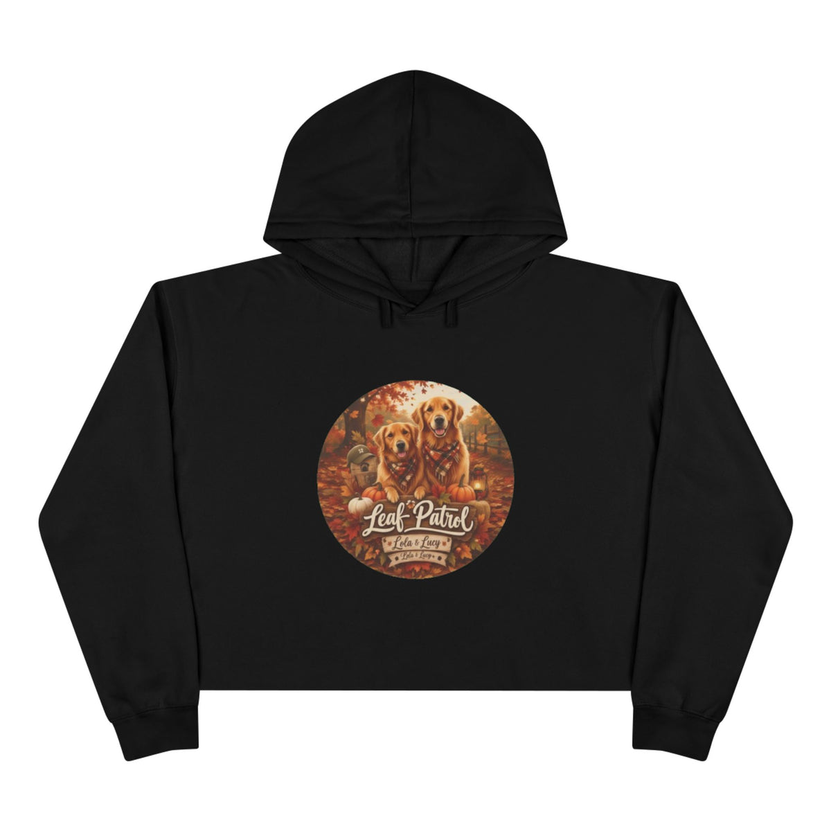 Certified Leaf Inspector Crop Hoodie