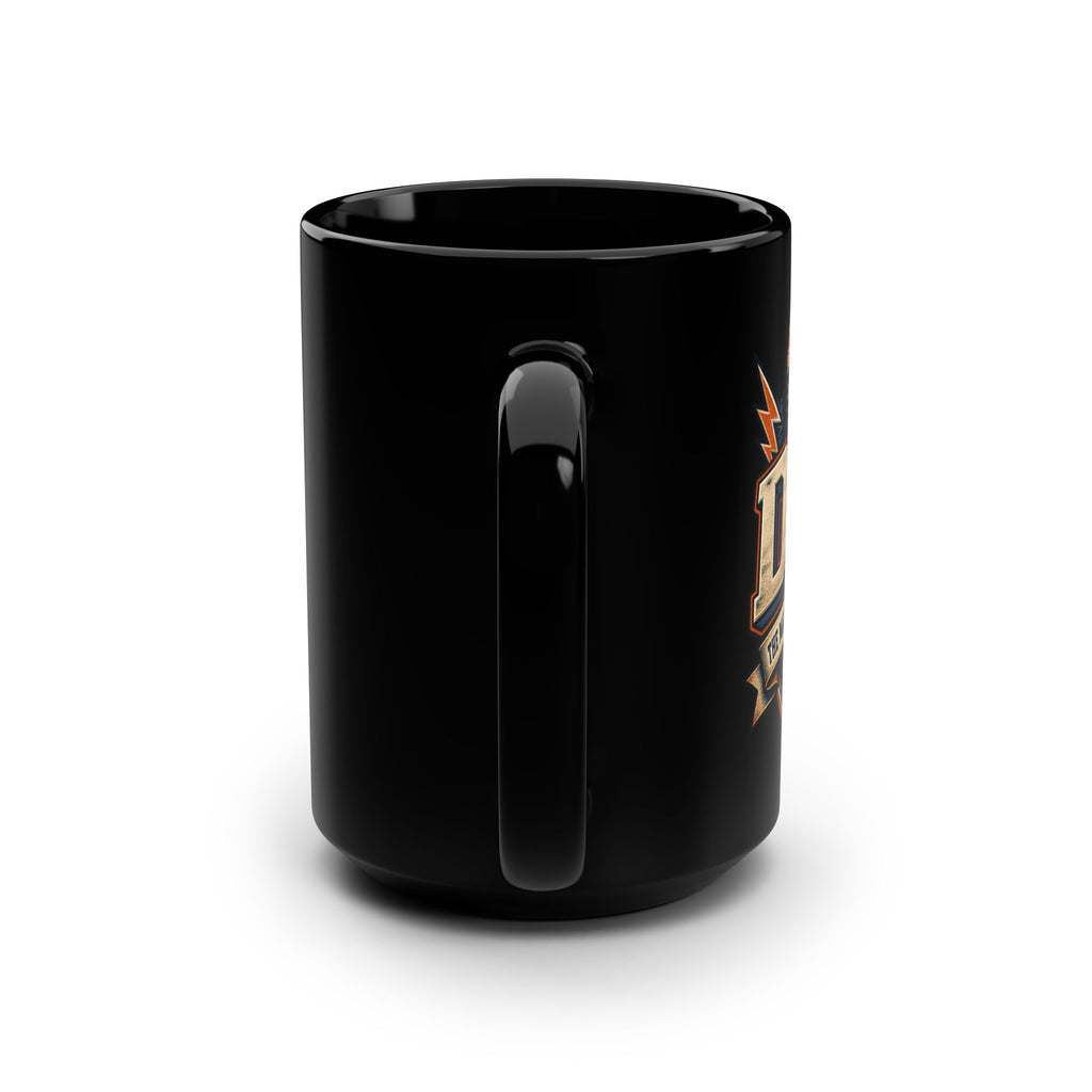 Dad: Rock Legend Black 15oz Coffee Mug