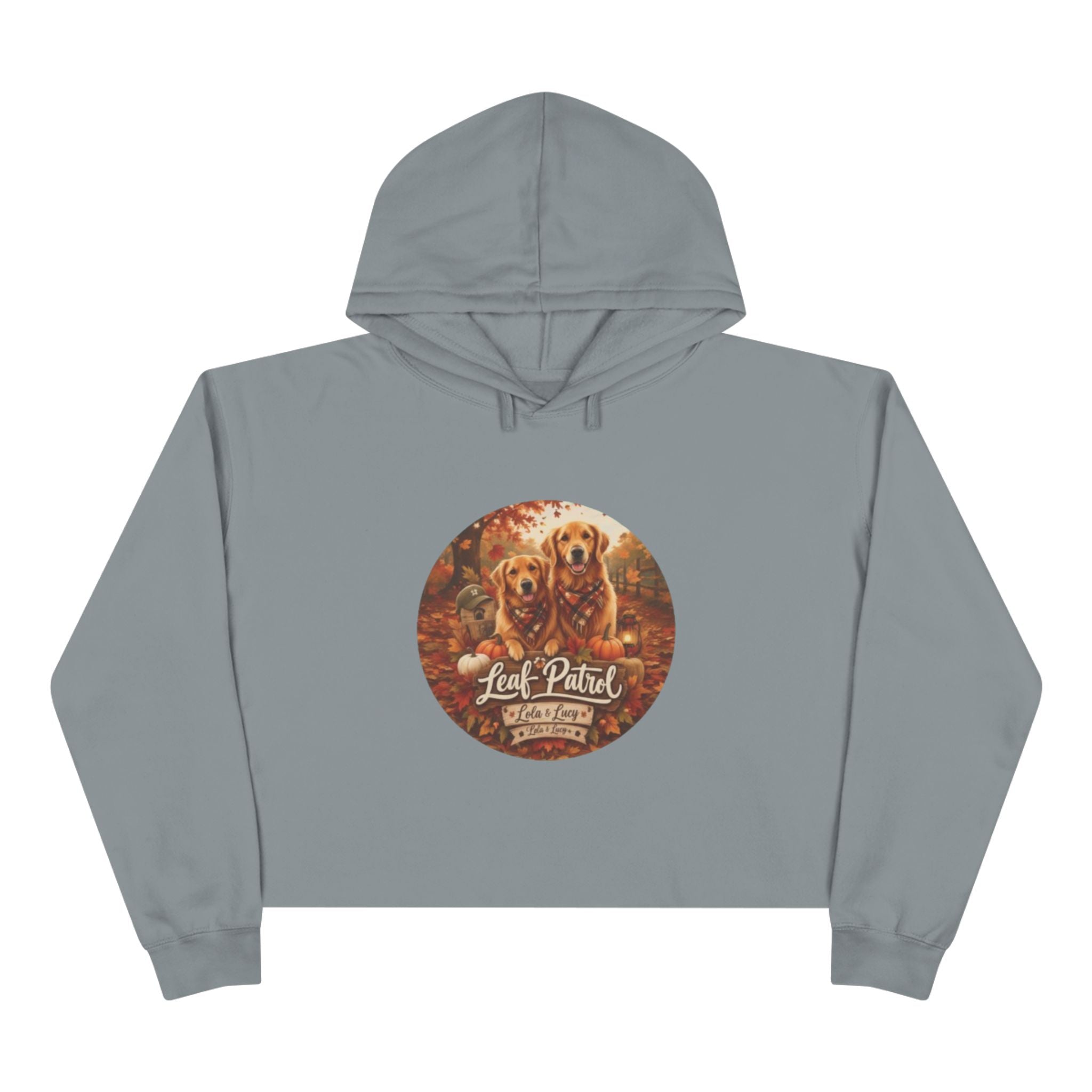 Certified Leaf Inspector Crop Hoodie
